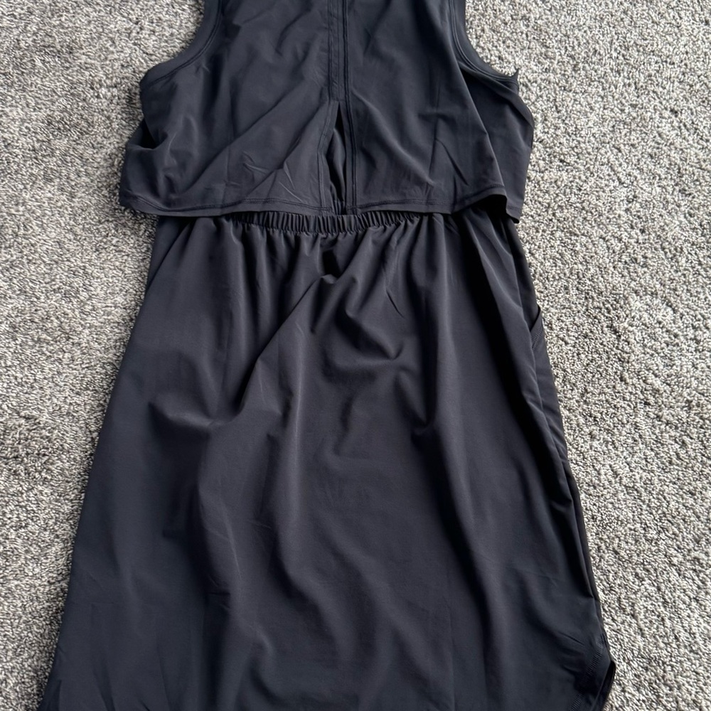 Prana Black Sleeveless Layered Dress - Picture 2 of 3